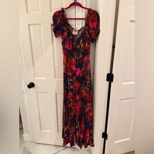 FARM Rio Multicolor Floral Maxi Dress